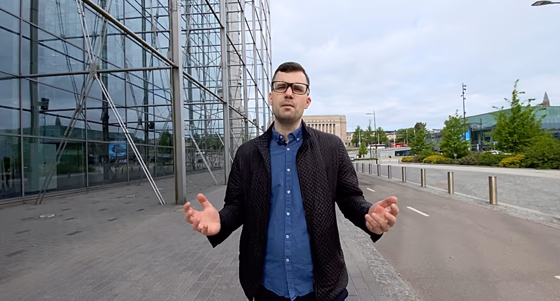 Roni Utriainen est ingénieur de la circulation à la division de l'environnement urbain de la ville d'Helsinki.