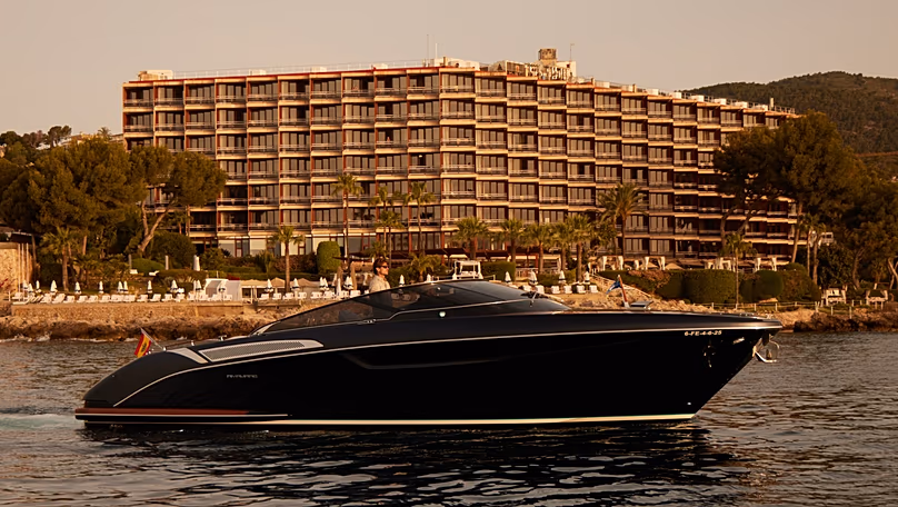 Yacht Riva à l'Hôtel de Mar à Majorque, un hôtel Gran Meliá