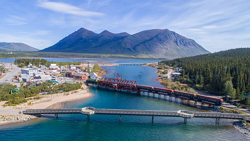 Carcross, au Yukon, au Canada, était à l'origine connue sous le nom de « Caribou Crossing ».