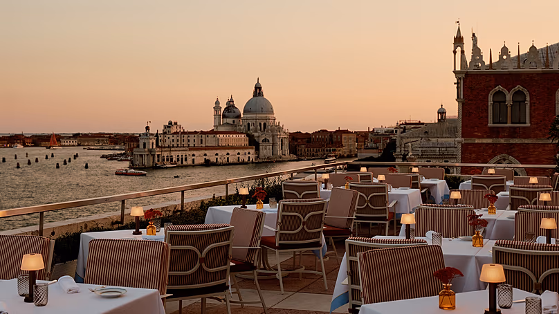L'une des principales caractéristiques de l'hôtel est la Terrazza Danieli.