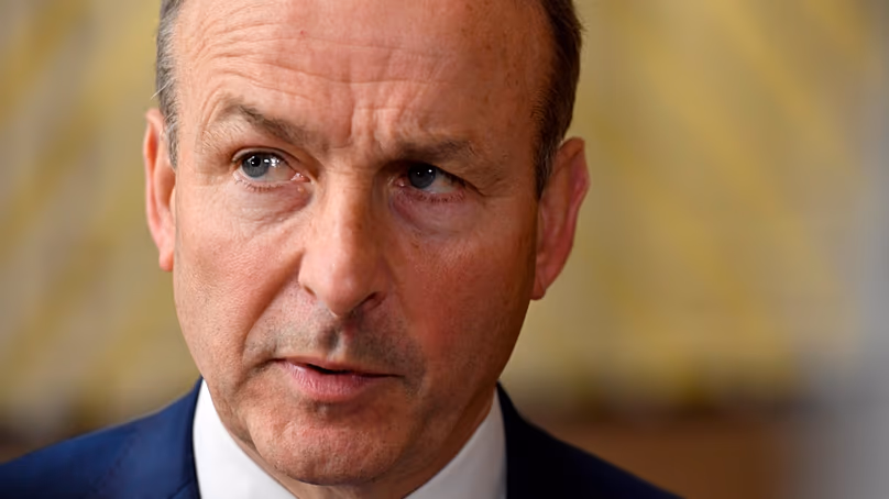 Le Premier ministre irlandais Michael Martin à Bruxelles, Belgique, le 20 octobre 2022.