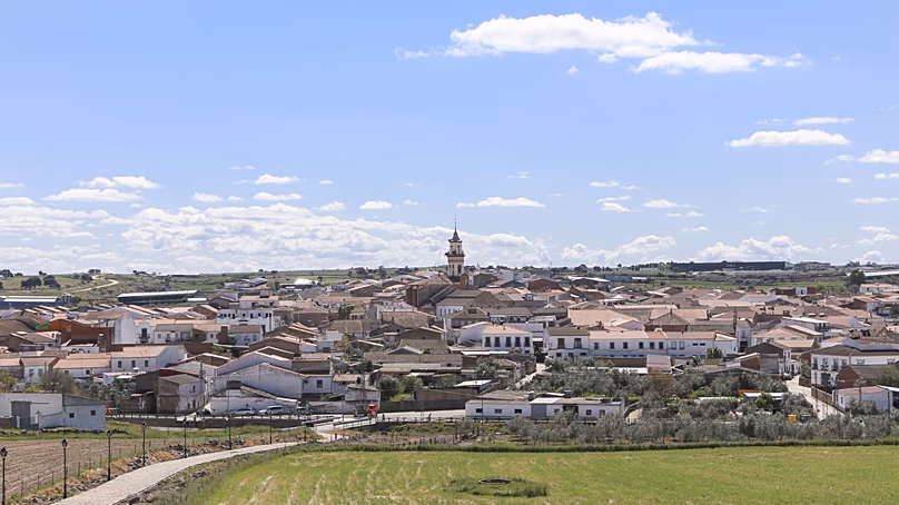 Vue panoramique de la ville de Dos Torres dans la province de Cordoue.
