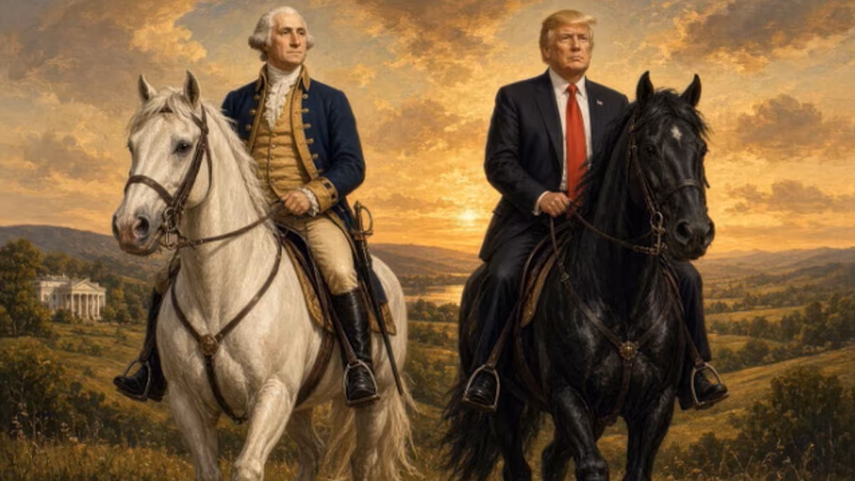 Bousculer : comment l'image de l'IA de Trump à George Washington s'est symboliquement retournée contre lui