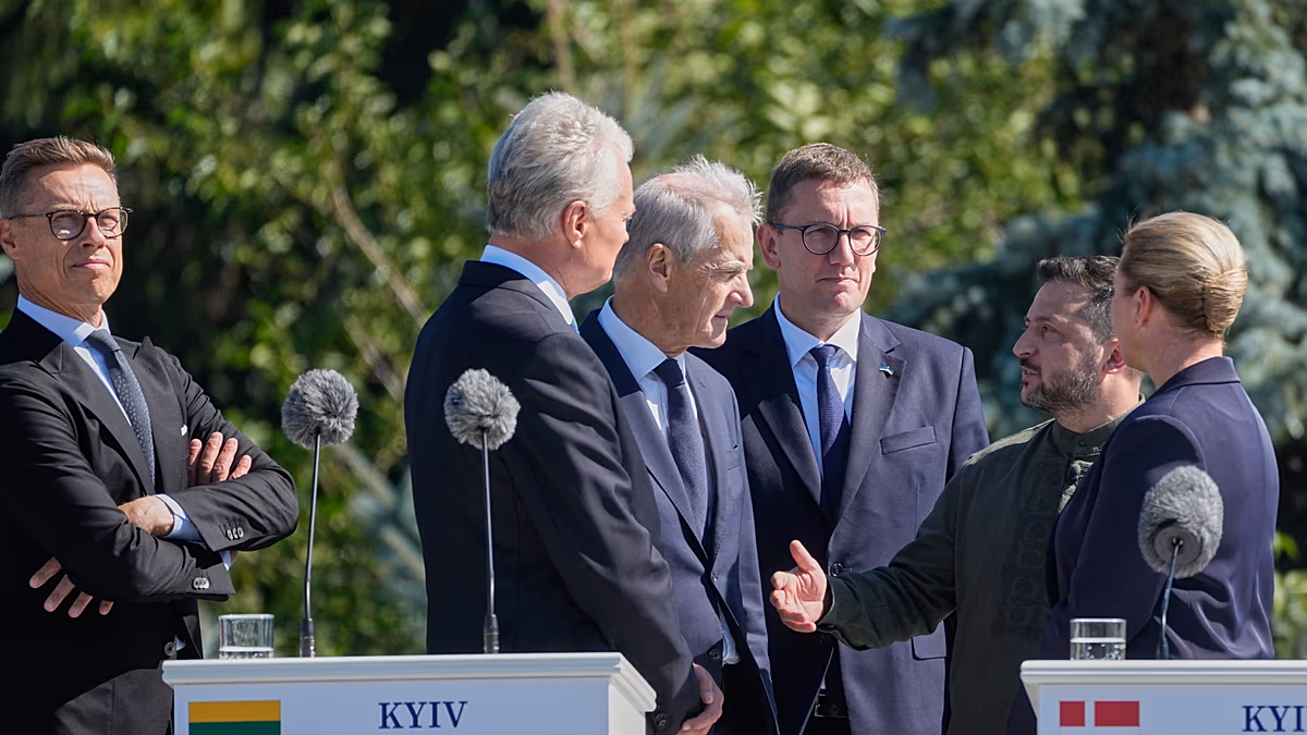 Les dirigeants occidentaux arrivent à Kyiv alors que les forces ukrainiennes visent le territoire russe d'Ozon
