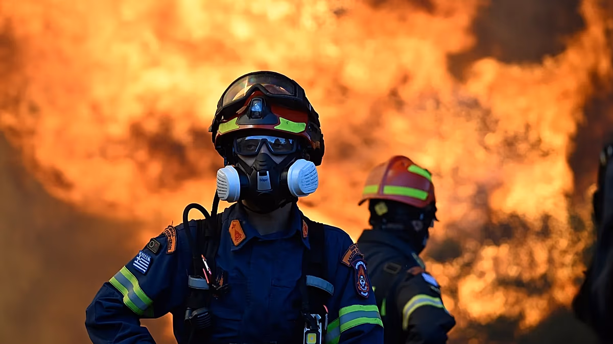 Canicules et incendies de forêt : quels sont les pays de l’UE qui comptent le plus de pompiers ?