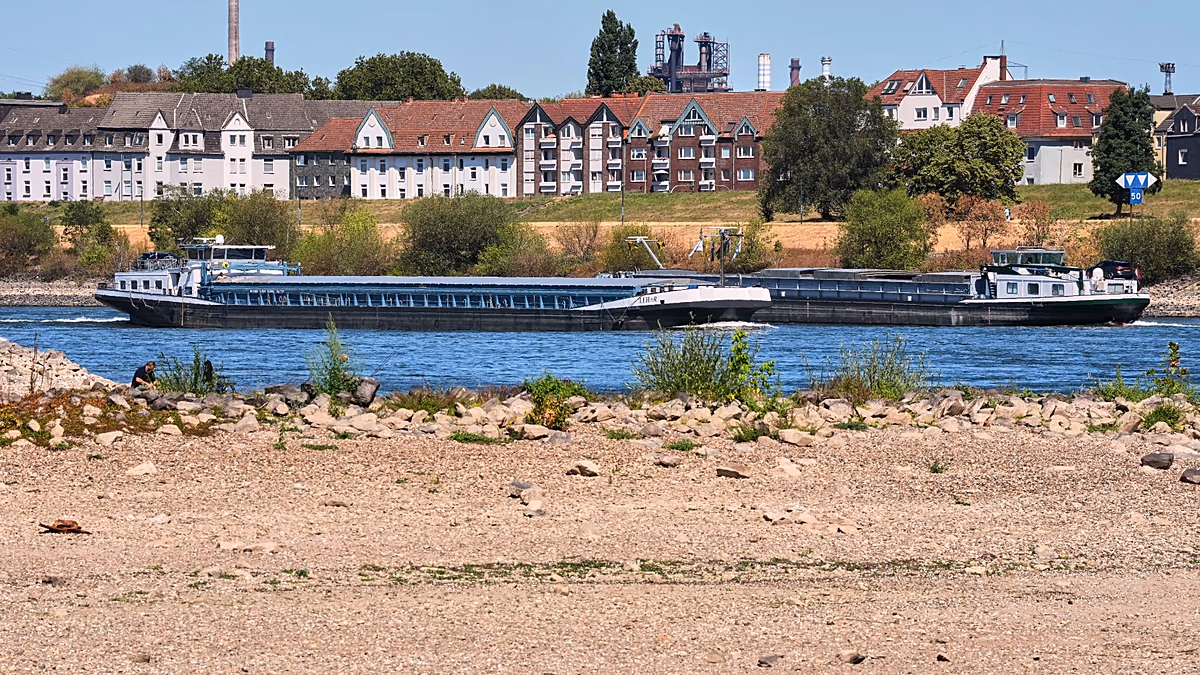 Le Rhin reste bas dans un contexte de sécheresse persistante en Allemagne