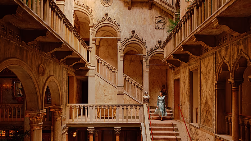 Le célèbre hall du Palazzo Dandolo.