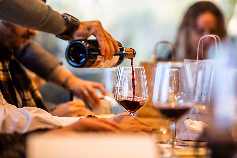 Dégustation de vins organisée à Ribera del Duero.