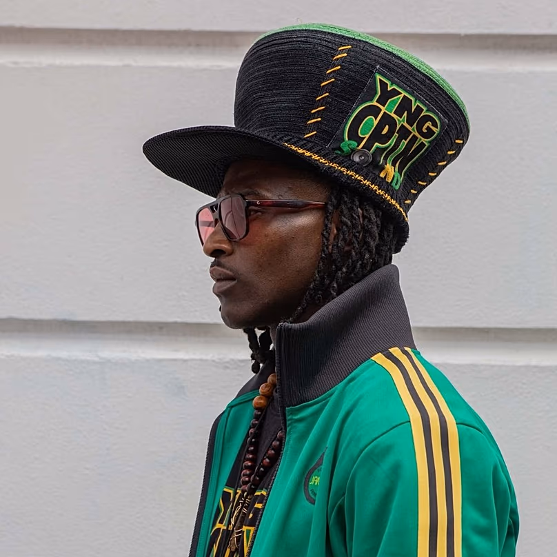 Chris Reid participe au carnaval de Notting Hill.