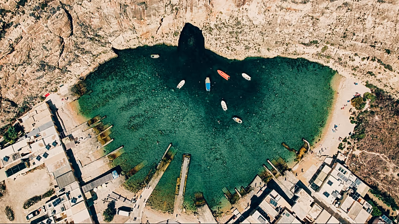Site de plongée en mer intérieure à Gozo