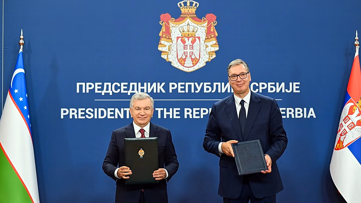 La Serbie et l'Ouzbékistan concluent un partenariat stratégique lors de la première visite de Mirzioïev à Belgrade