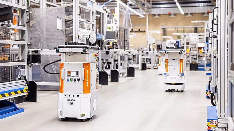 Production moderne avec des robots chez STIHL à Waiblingen
