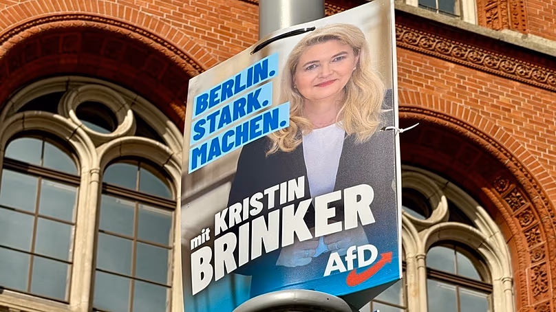 Kristin Brinker, candidate tête de liste de l'AfD
