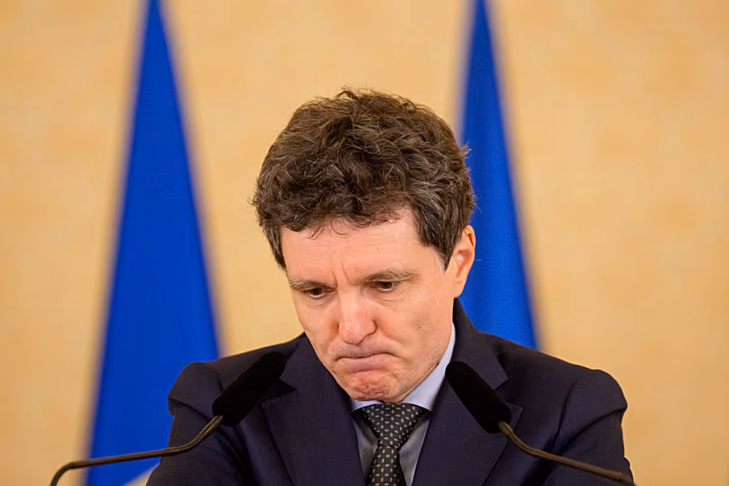 Le président roumain Nicusor Dan. 17 septembre 2026