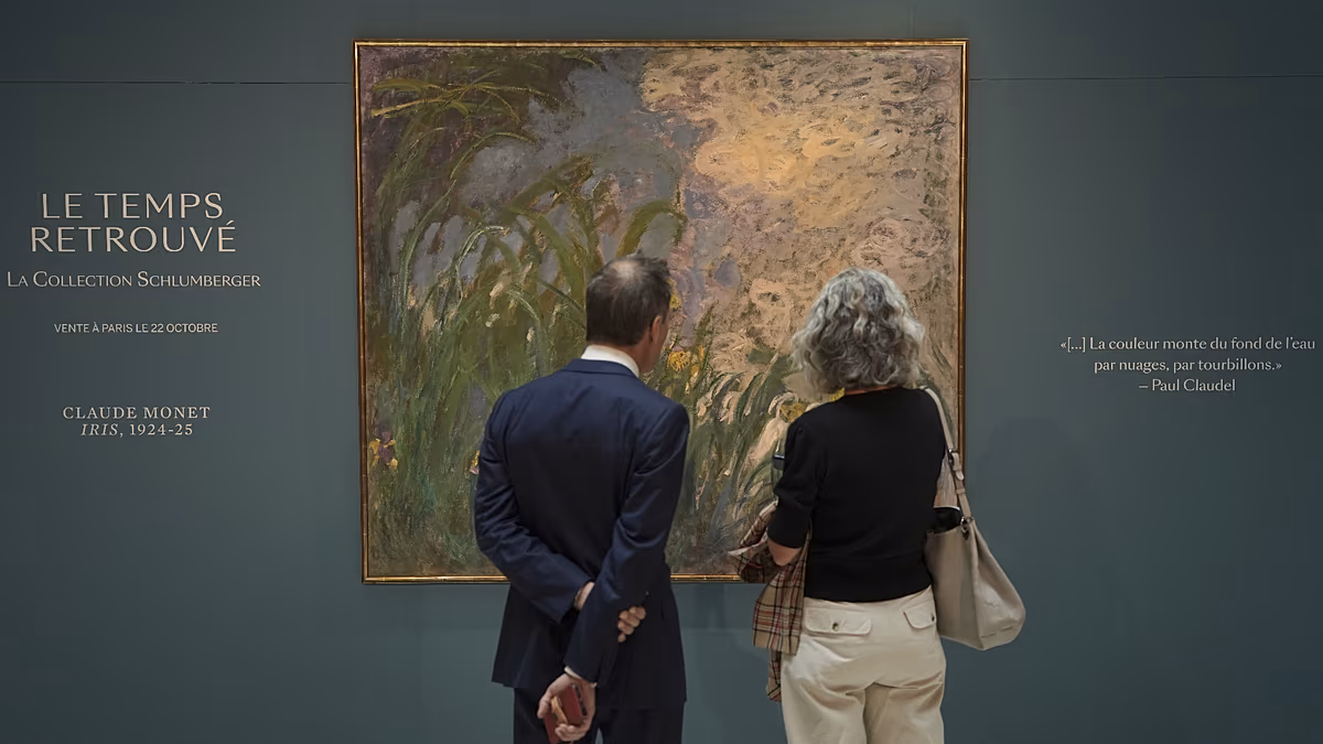 À l'heure de Monet : l'Iris, rarement vu, du peintre français de la Renaissance est sur le point de battre un record de vente