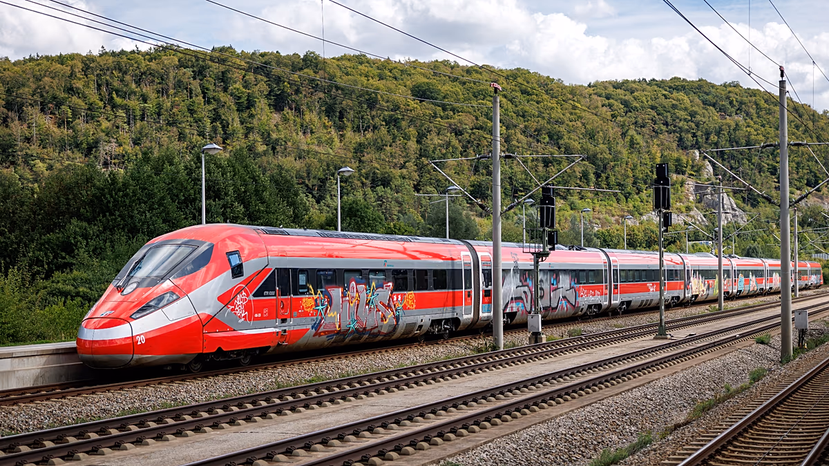 Frecciarossa lance les essais des nouvelles liaisons ferroviaires à grande vitesse de Rome et Milan vers Munich