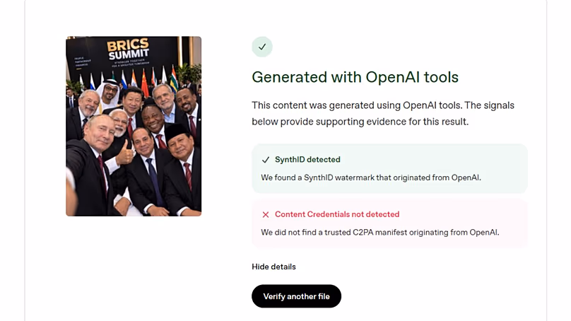 Capture d'écran des résultats OpenAI