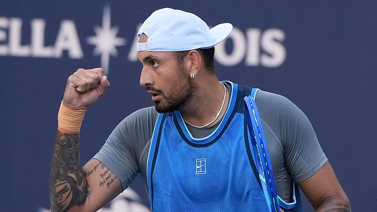 La star du tennis Nick Kyrgios condamnée à une suspension d'un mois suite à un test positif à la cocaïne