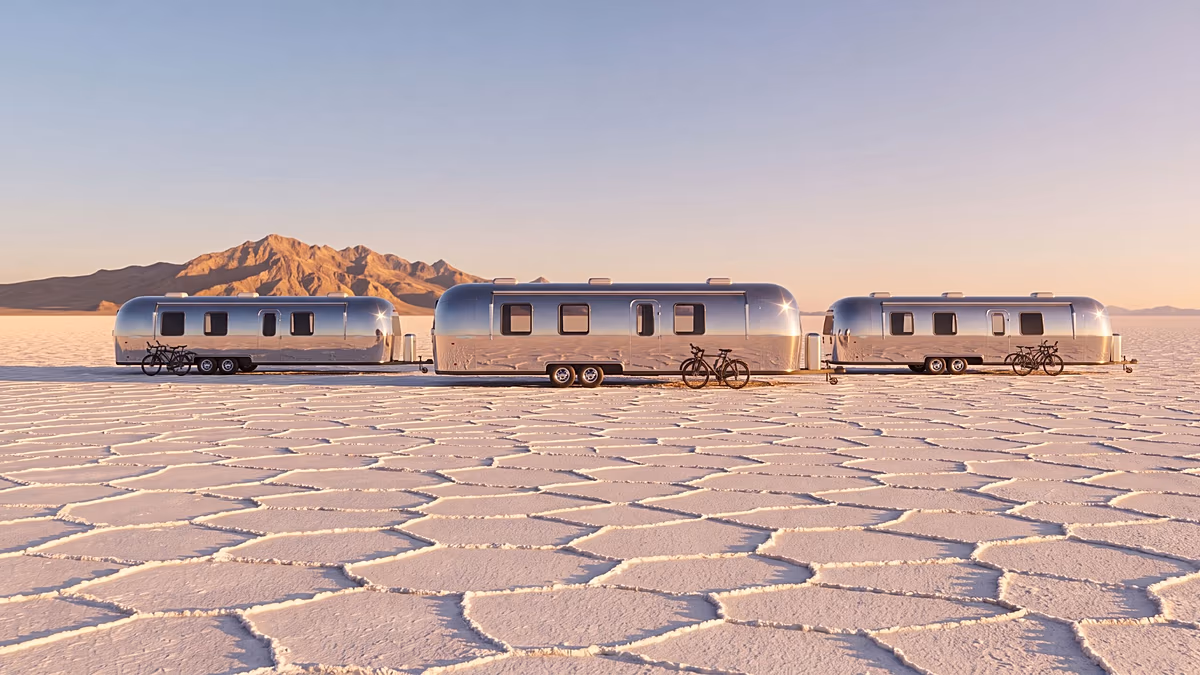 Le camp de luxe Airstream devrait ouvrir ses portes sur le plus grand désert de sel du monde en Bolivie