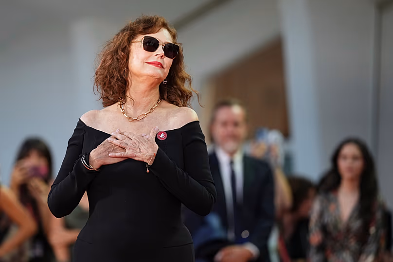 Susan Sarandon sur le tapis rouge du film 'The Echo Chamber' - dimanche 6 septembre 2026