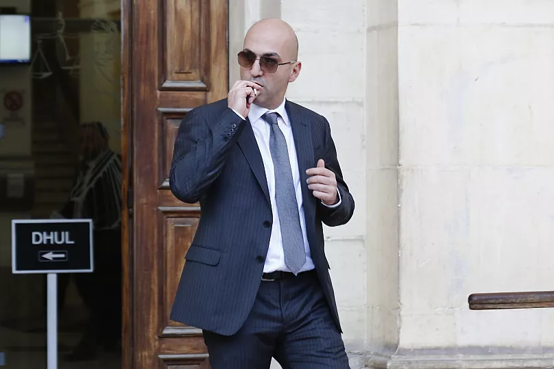 Yorgen Fenech quitte le tribunal de La Valette, à Malte, le 29 novembre 2019.