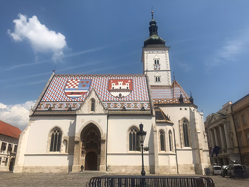 Le site le plus remarquable – et le plus coloré – de Zagreb est sans aucun doute l'église Saint-Marc.