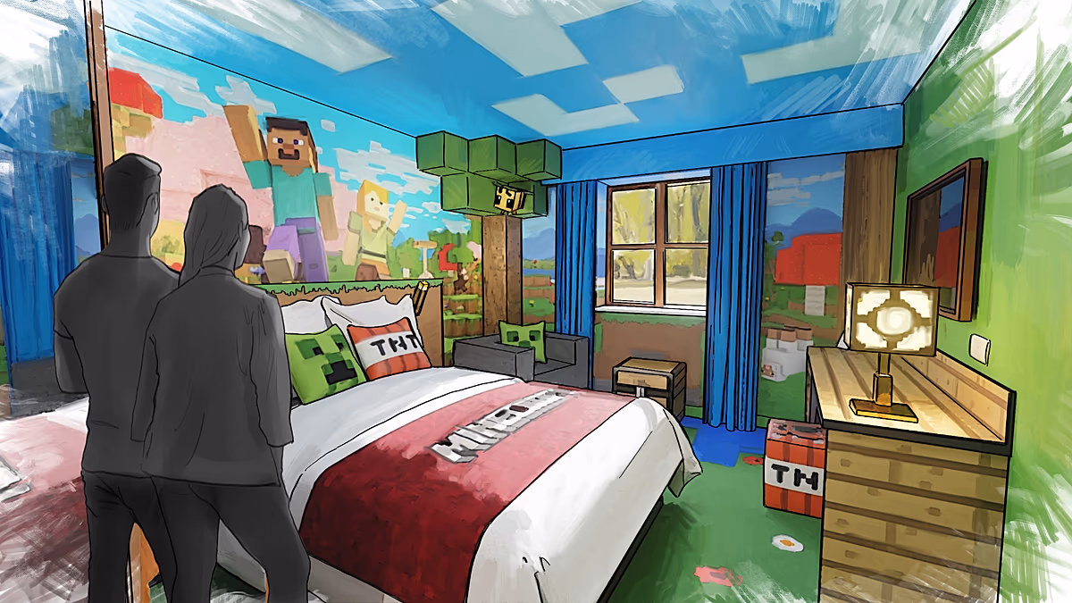 Un hôtel Minecraft va ouvrir près de Londres alors que les voyages sur le thème du jeu montent d'un niveau