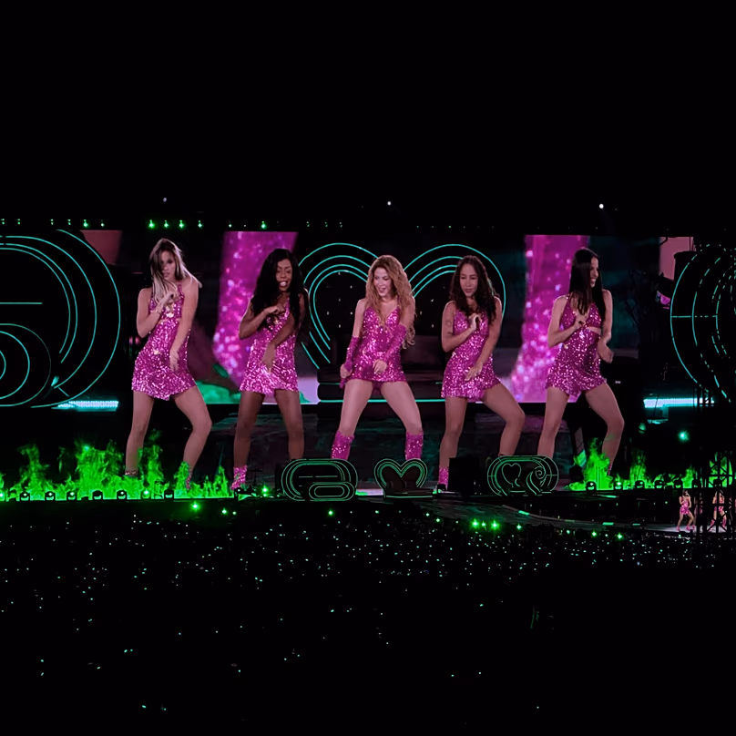 Shakira lors du concert à Madrid le 27 septembre 2026.