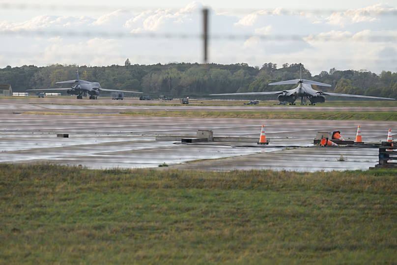 Bombardiers américains B1 vus à la RAF Fairford, le 27 septembre 2026