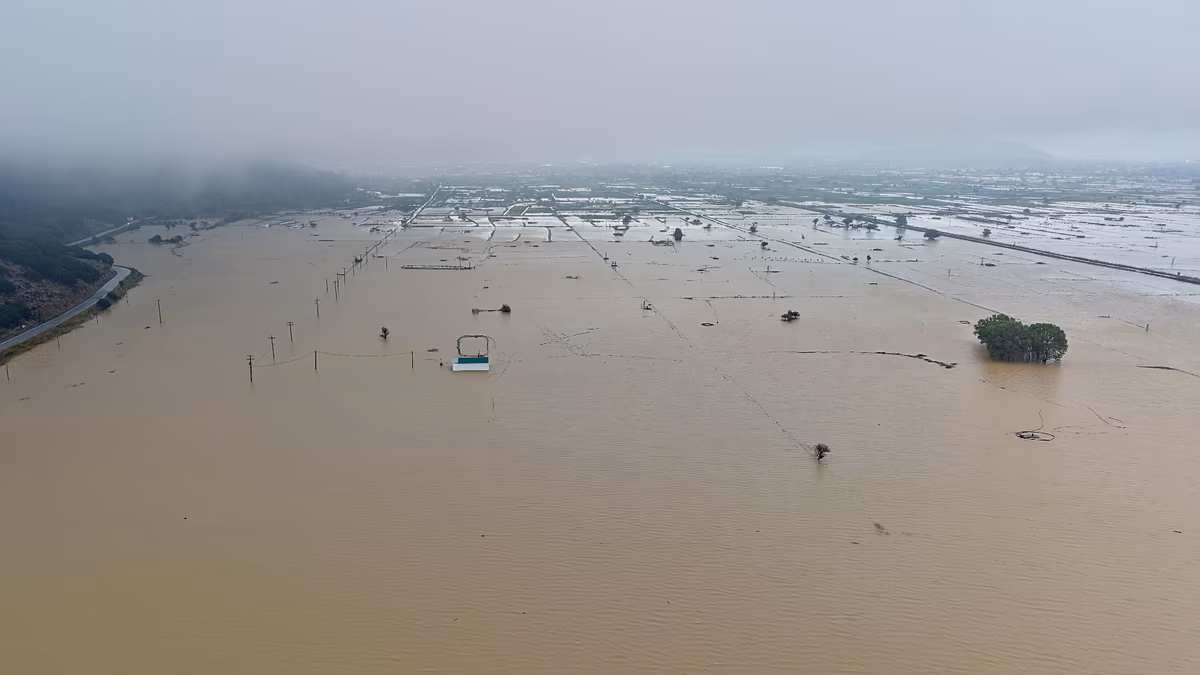 Cinq jours de pluies intenses laissent des traces de destruction à travers la Crète