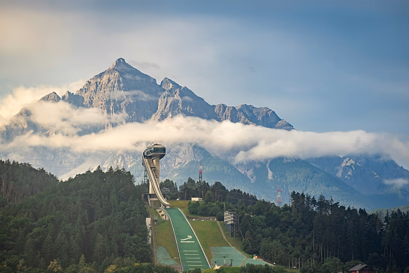 Tremplin de saut à ski du Bergisel à Innsbruck, Autriche