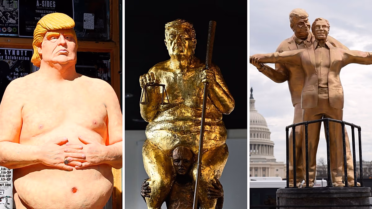 En images : les statues de Donald Trump les plus étranges et les plus stimulantes au fil des ans