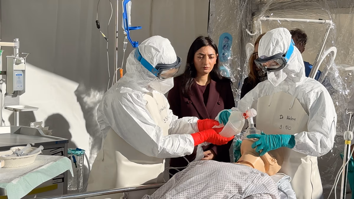 Comment l’Allemagne forme le personnel médical pour lutter contre Ebola