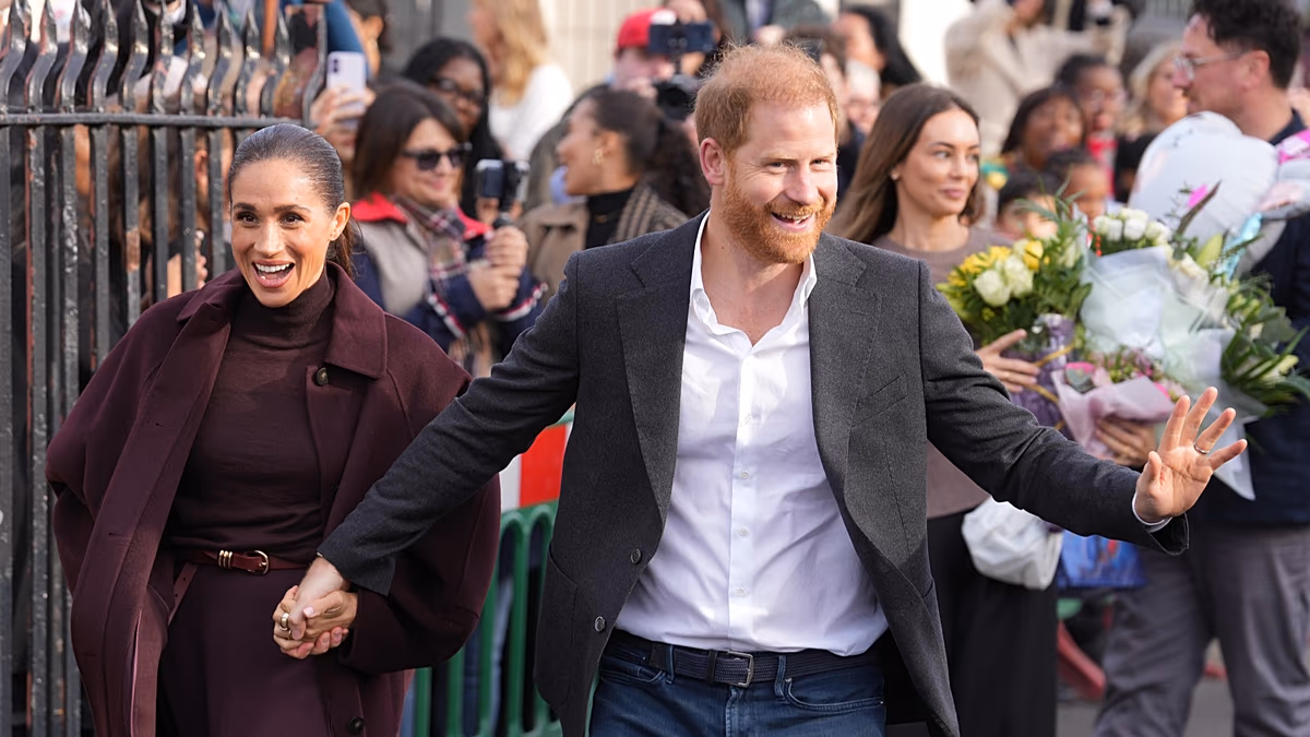 Le prince Harry et Meghan font leur première apparition publique commune depuis leur retour surprise au Royaume-Uni
