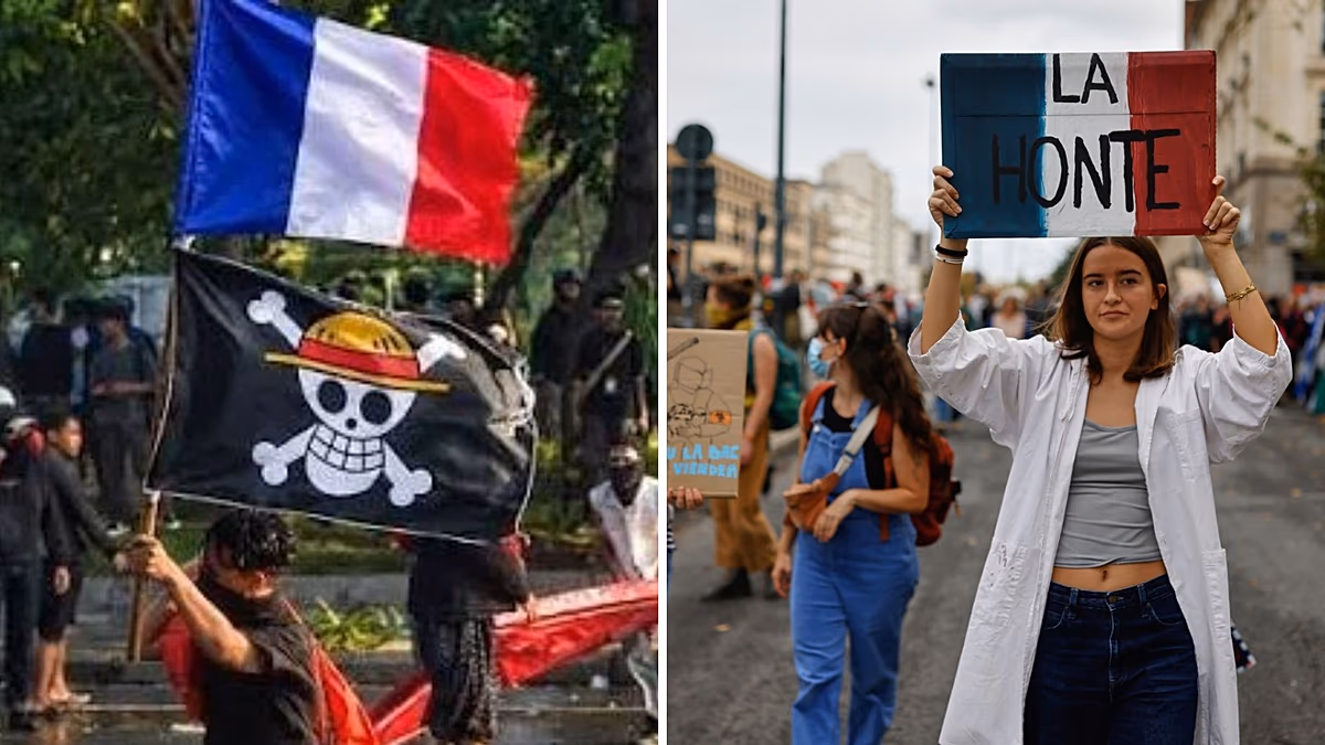 L'iconographie de la culture pop comme protestation : Pourquoi le crâne One Piece a-t-il été adopté par les manifestants français ?