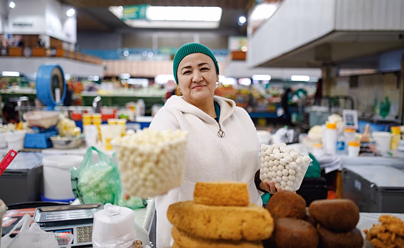 À l'intérieur du Bazar Vert