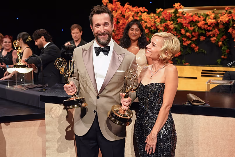 Noah Wyle et sa femme Sarah Wells à la 78ème cérémonie des Emmy Awards - lundi 14 septembre 2026
