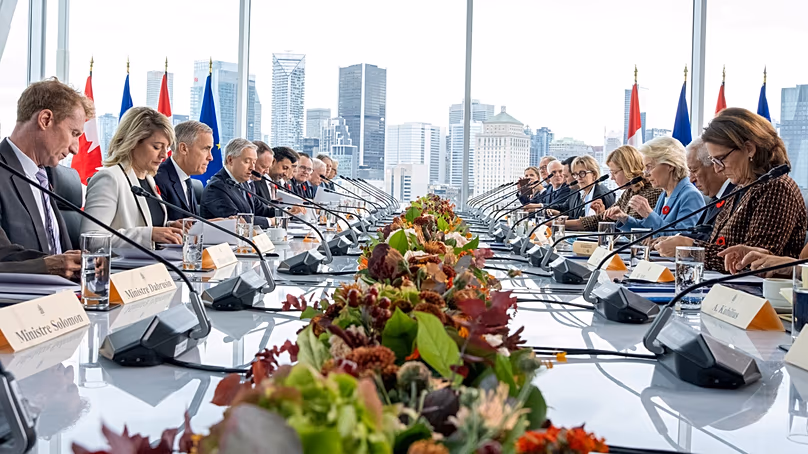 Le sommet UE-Canada à Montréal.