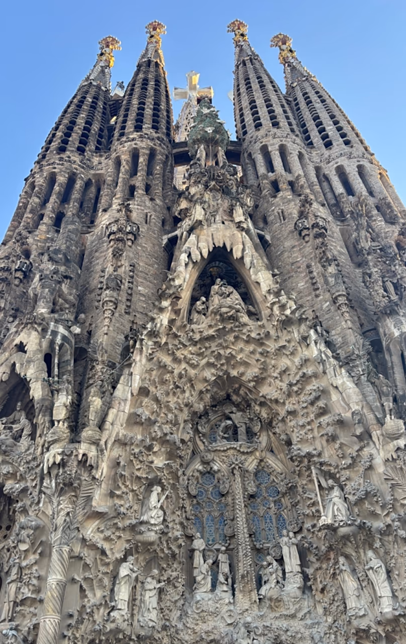 Façade de la Sagrada Familia.