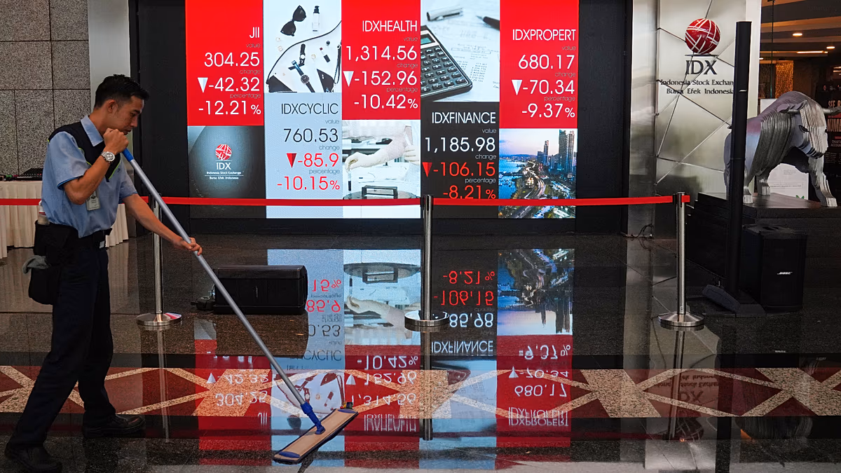 Les actions indonésiennes plongent de 11% alors que MSCI propose une dégradation des marchés émergents
