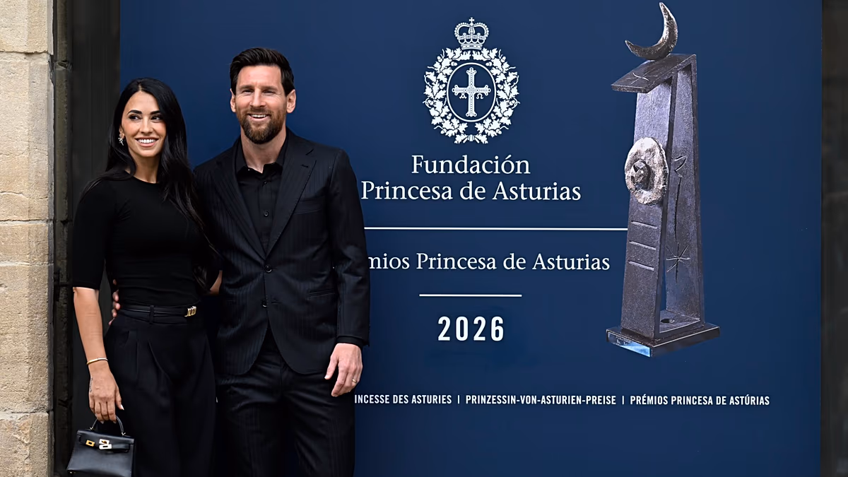 Lionel Messi suscite l'euphorie à Oviedo avant la cérémonie de remise des prix Princesse des Asturies